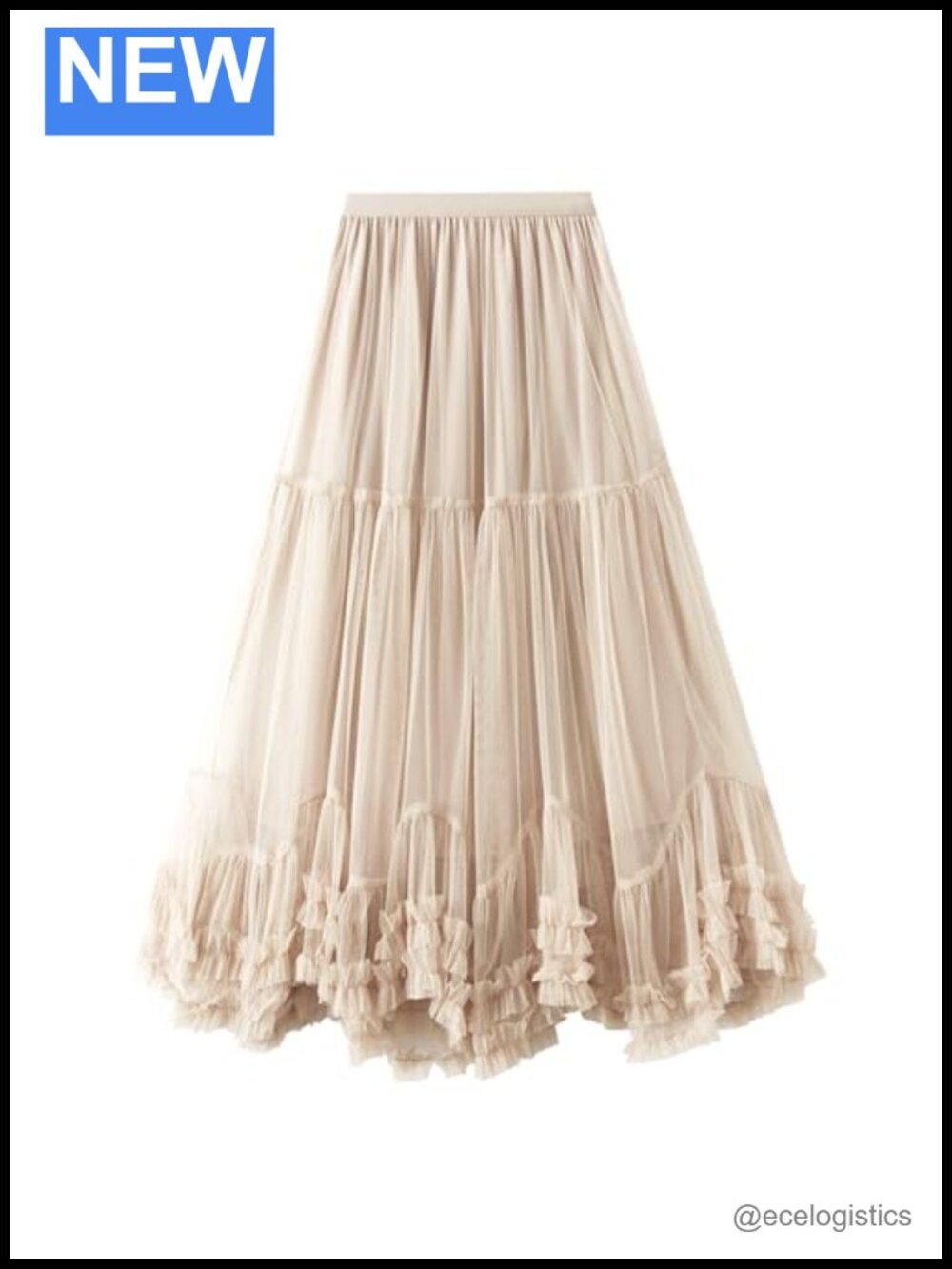 Women's Maxi Tulle Skirt A-Line Tiered Mesh Tutu
